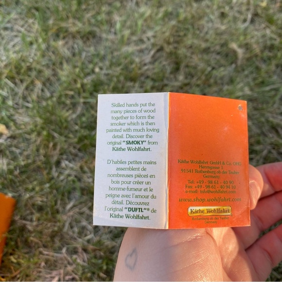 Original Duftl Männchen original Smoky Santa smoker by Käthe Wohlfahrt - Picture 6 of 6